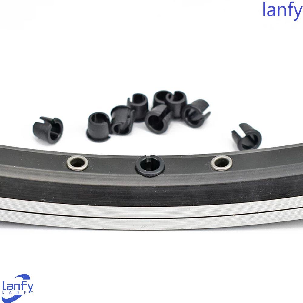 Lanfy Adapter Klep Sepeda Bicycle Valve Aksesoris Sepeda AV-FV Mesin Cuci Plastik Presta Velg MTB Sepeda Rim Konversi