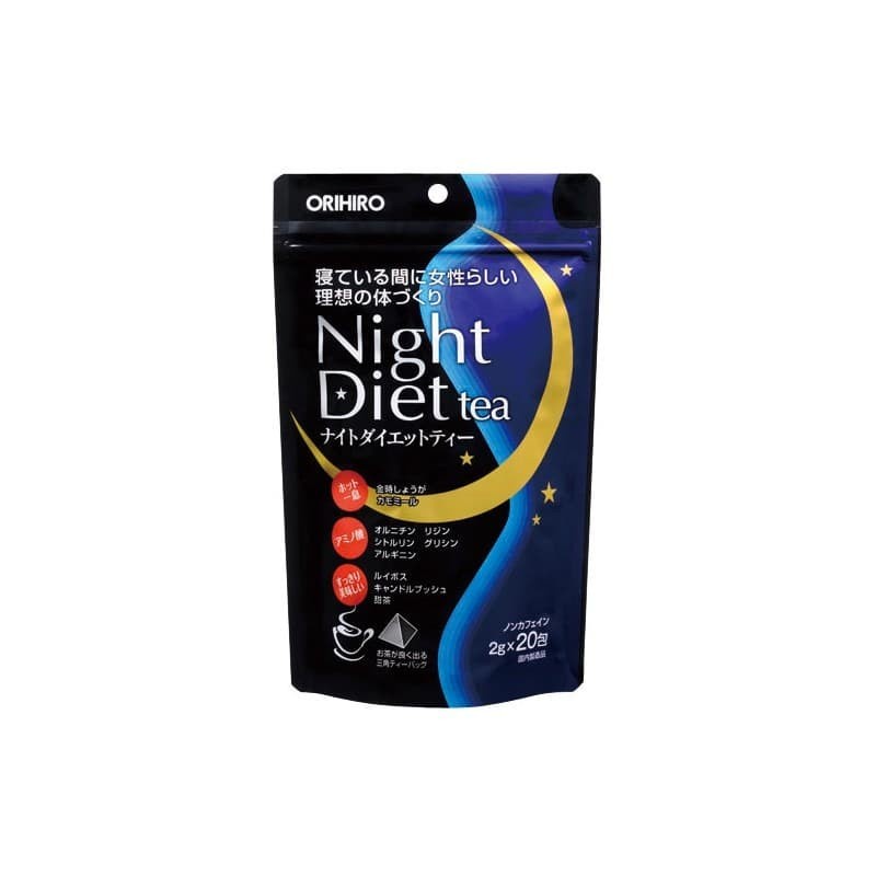 

Orihiro Night Diet Tea Teh Diet Pelangsing Jepang 40 gram (2x20 gram)