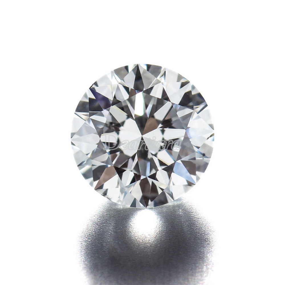 Gra Moissanite Diamond 0.5ct-5ct D Putih VVS Grosir Potongan Bulat Longgar Bare Stone Sertifikat GRA