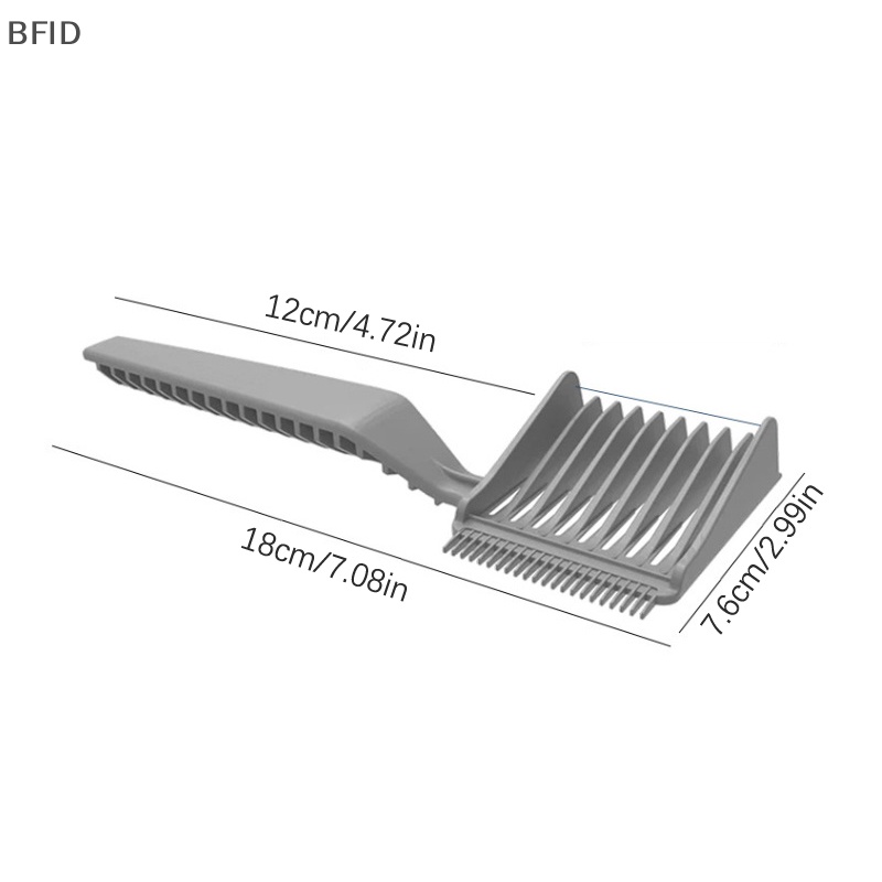 [BFID] Barber Hair Cutg Curved Posisi Sisir Styling Rambut Clipper Comb Tools [ID]