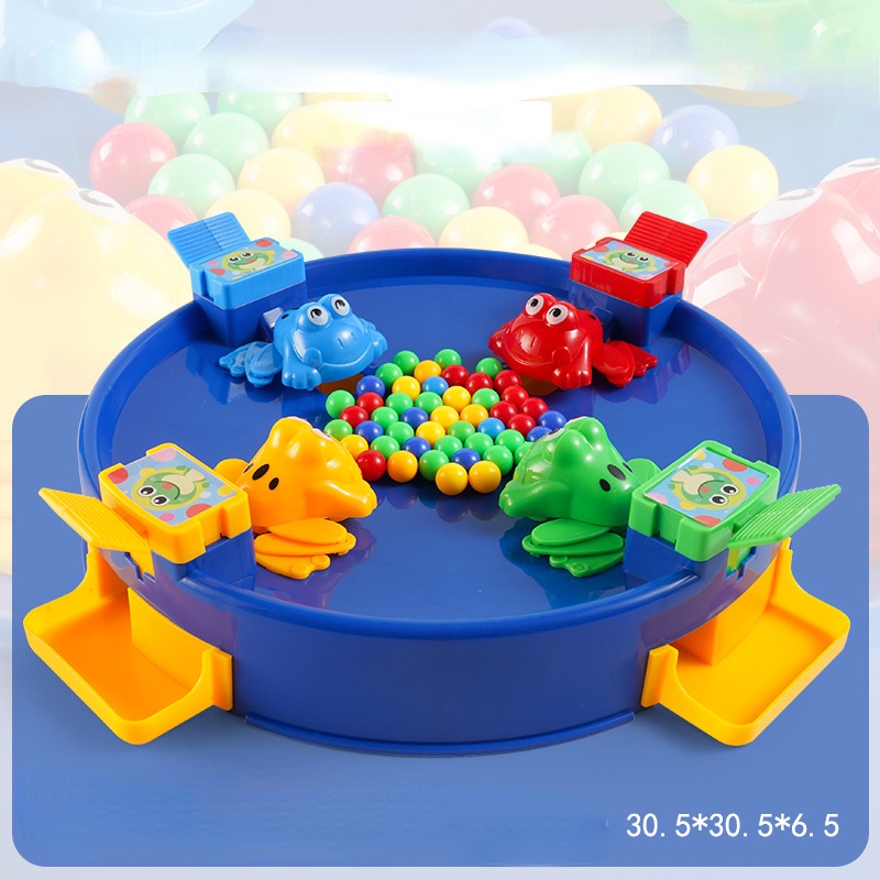 New Fun Hungry Frog Makan Kacang Orang Tua-Anak Permainan Catur Interaktif Mainan Dekompresi