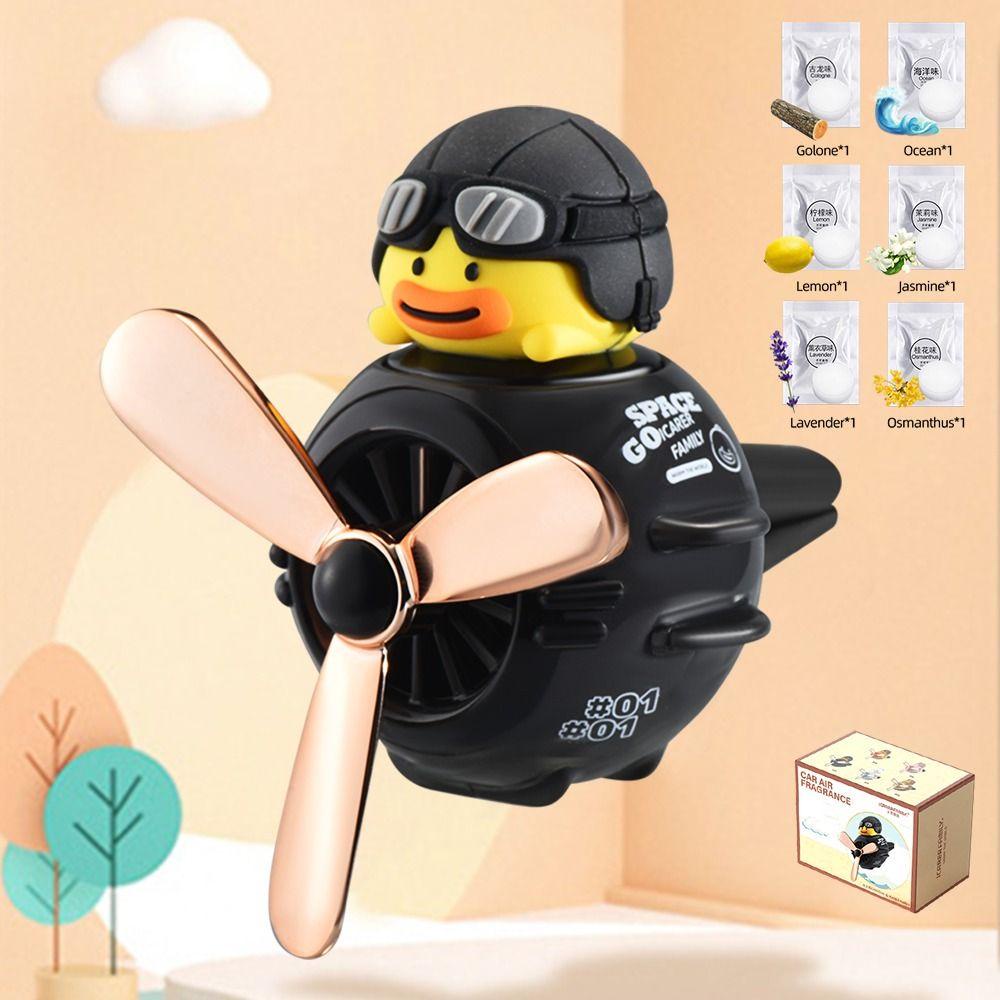 Populer Pengharum Ruangan Mobil Kreatif Lucu Rotating Propeller Car Diffuser Untuk Universal