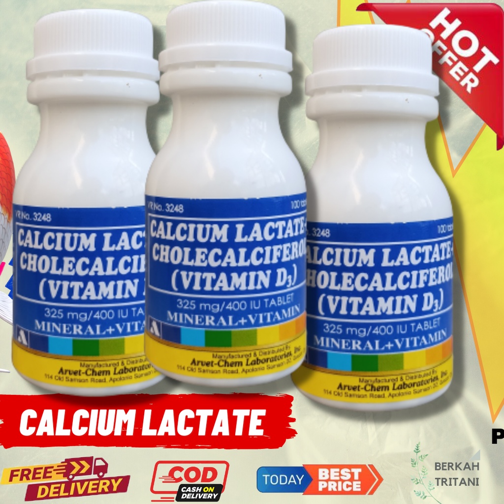 CALCIUM LACTATE Vitamin Ayam Dan Burung