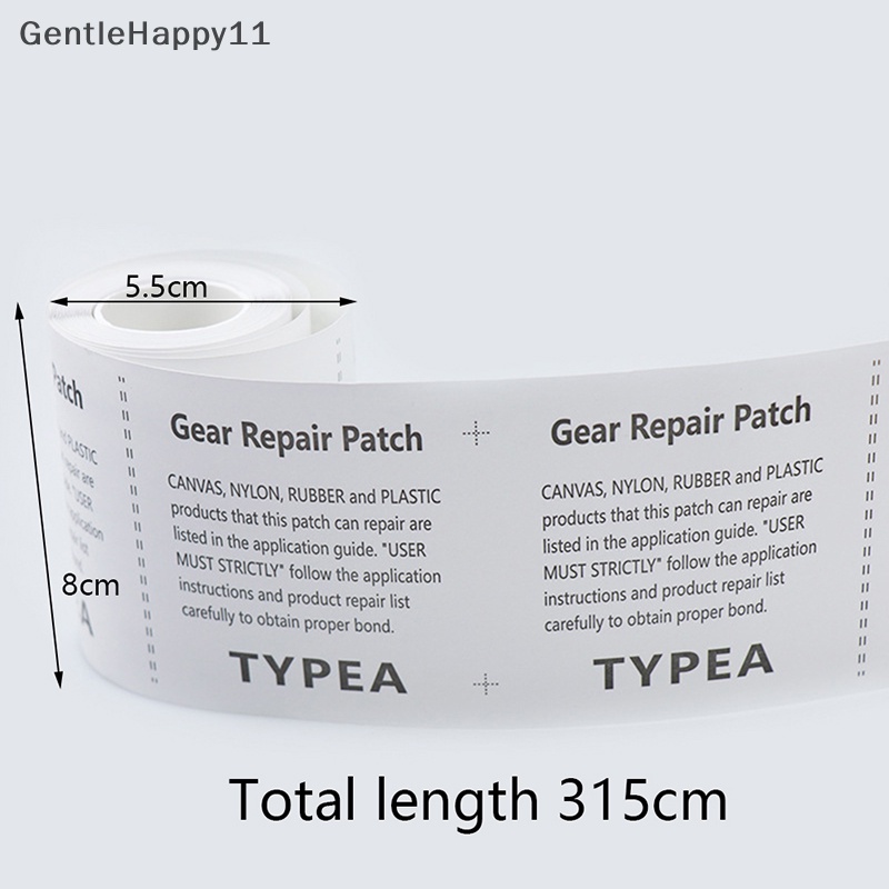 Gentlehappy Mainan Tenda Camping Renang Waterproof Repair Tape Transparan TPU Patch Perekat id