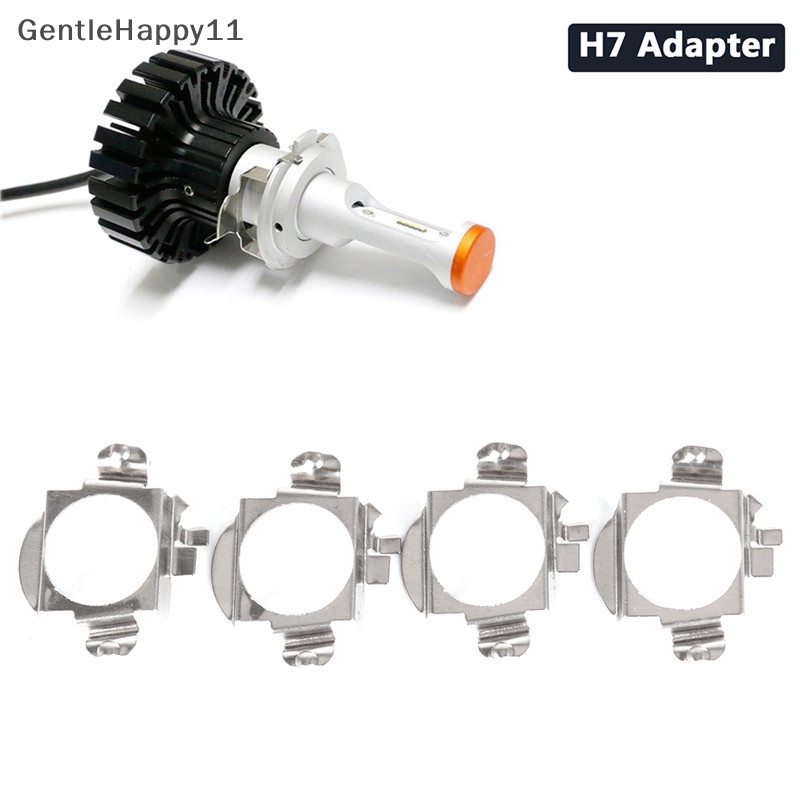 Gentlehappy 2x Holder Base Bohlam Mobil H7 LED Headlight Adapter Penahan Untuk Benz/Chery/Pentium id
