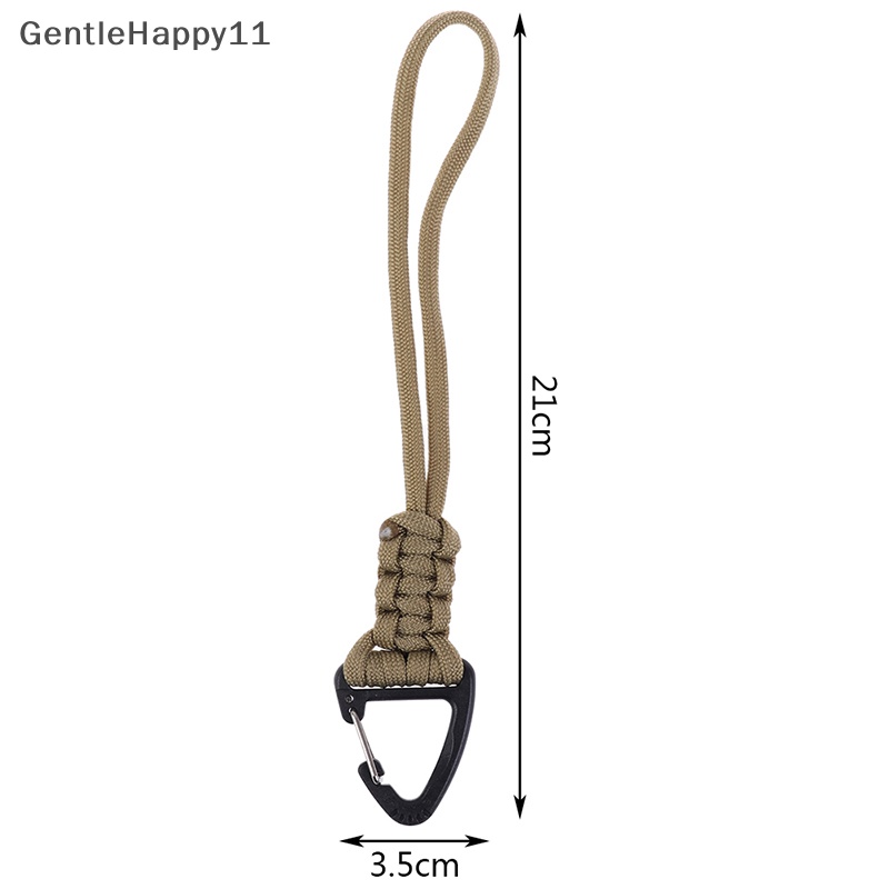 Gentlehappy Handmade Paracode Braided Tactical Gear Lanyard Dengan Klip Survival Lanyard Cord id