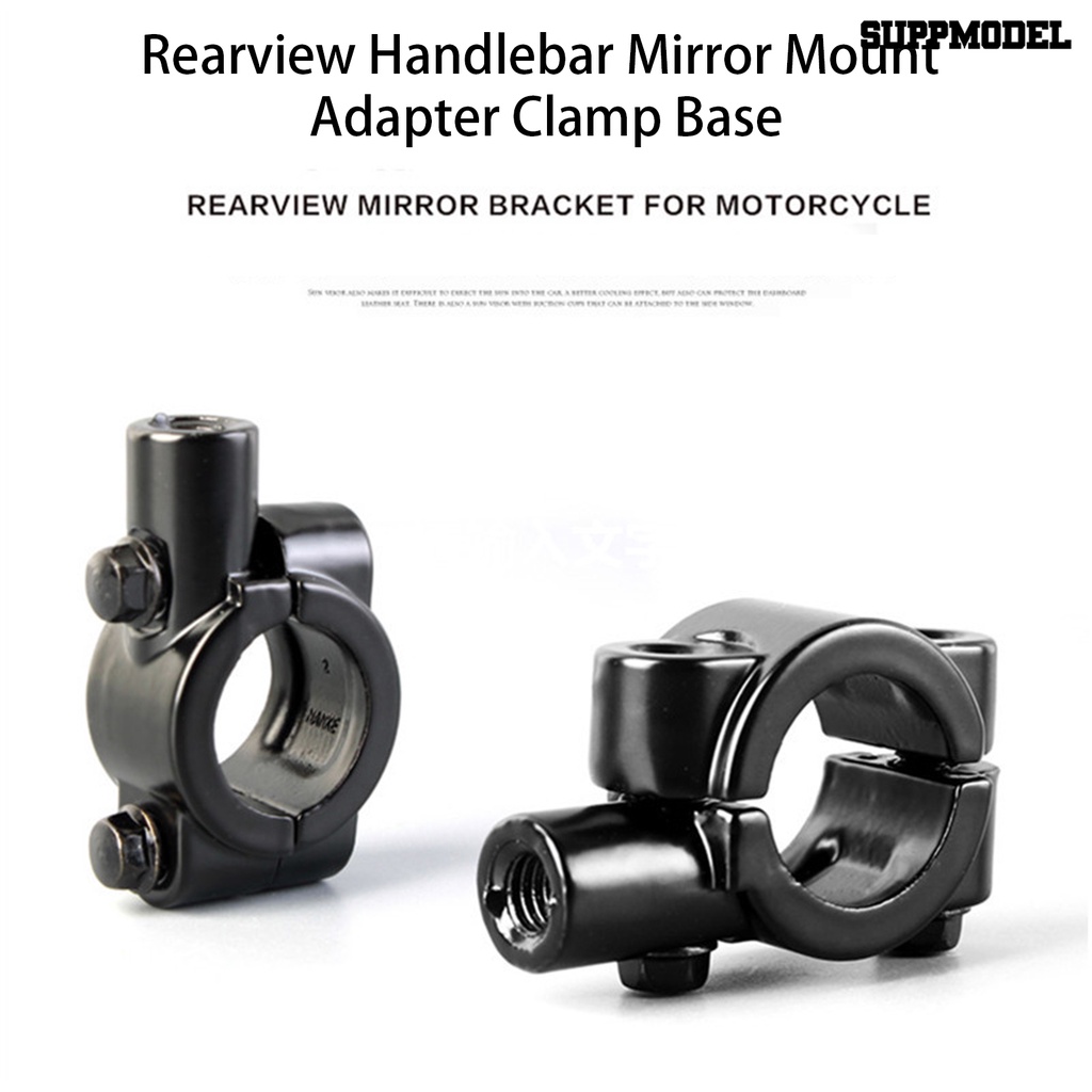 [SM]8 /10mm Mount Spion Aluminium Alloy Motor Spion Stang Mount Untuk Sepeda