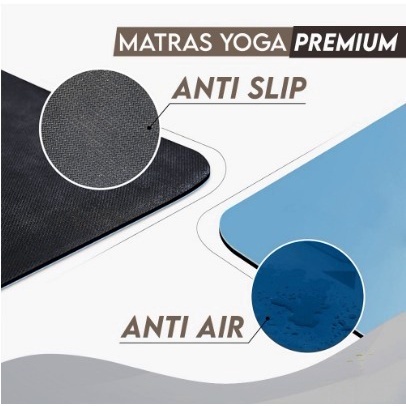 MATRAS YOGA PREMIUM !! MATRAS MATT RUBBER CANTIK HIGH QUALITY / MATRAS OLAHRAGA YOGA VIDICI