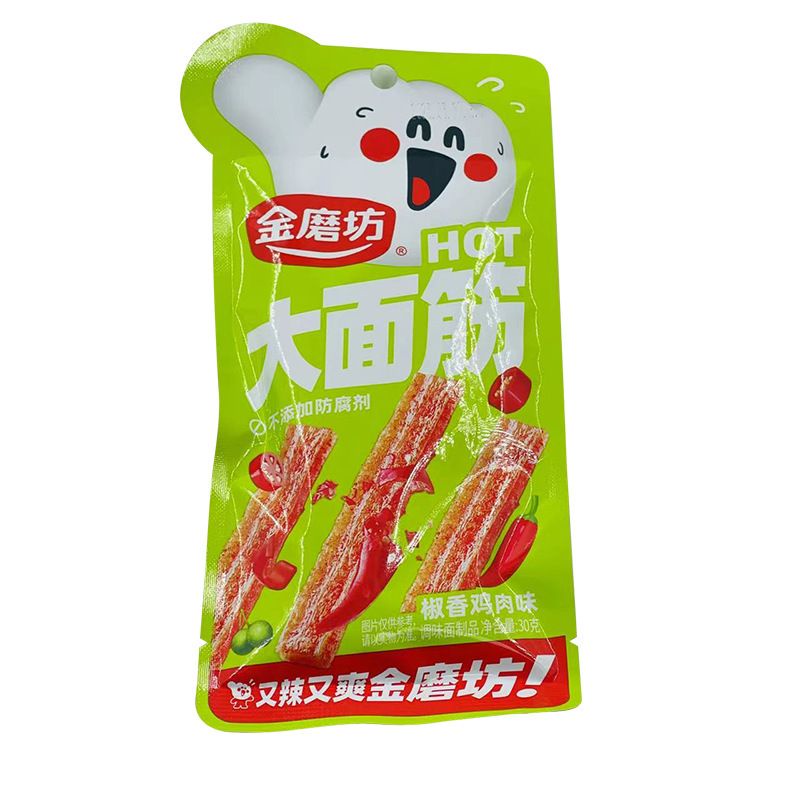 

Chicken Flavor Snack Hijau Latiao Golden Mill Green Spicy Pepper