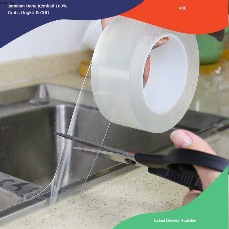 

Alat Perekat TaffPACK Lakban Waterproof Dapur Kitchen Sink Seal Tape 3 Meter 20 mm - YK-468 - Transparent Viral