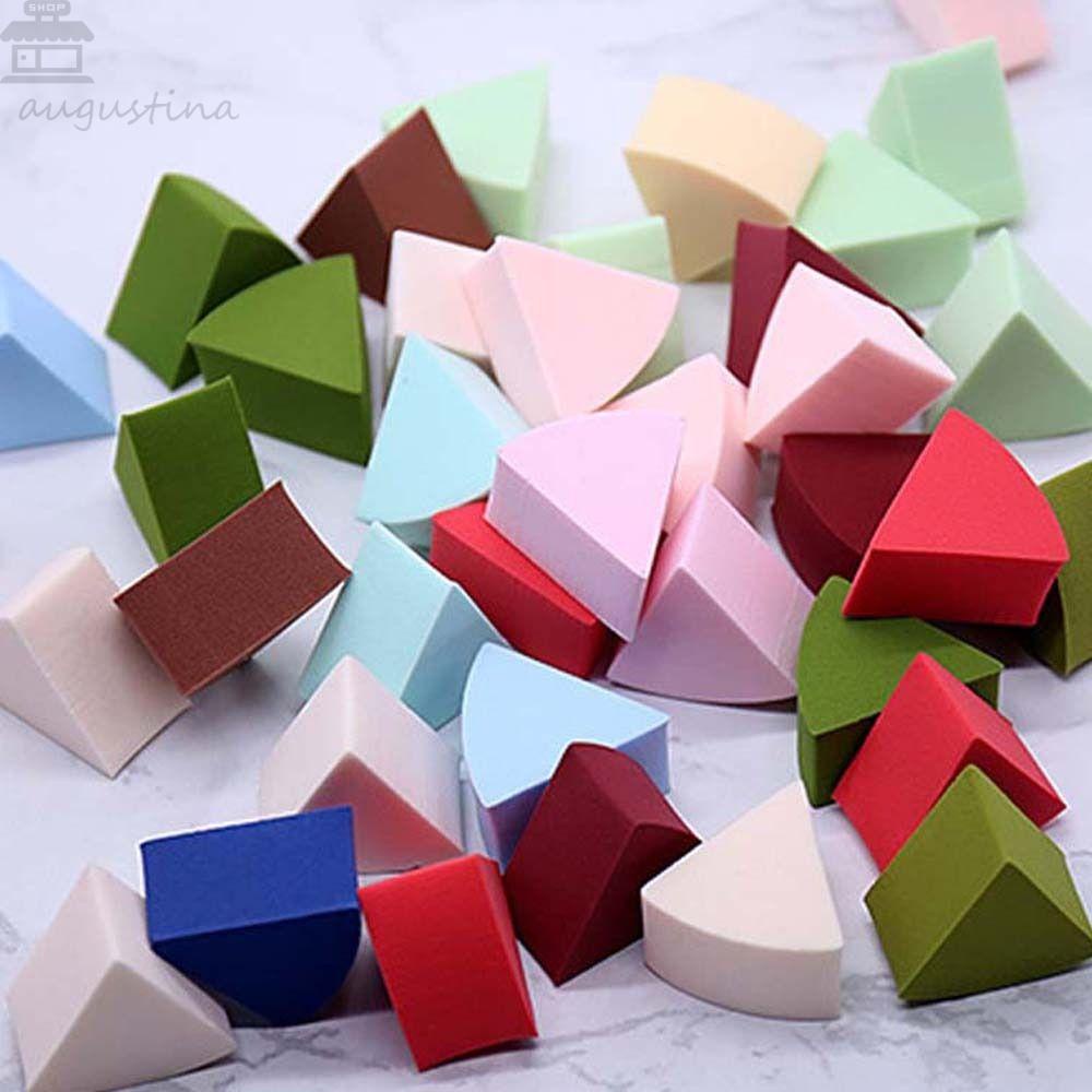 AUGUSTINA Agustinina Spons Kuku Salon Kuku Segitiga Nail Painting Manicure Tool Warna Random Gel UV Polish Alat Gradien Nail Stamper