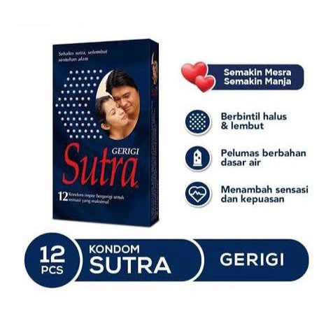 Sutra Kondom Sutra Gerigi isi 12 Pcs - Kondom Bergerigi Terbaik Dari Sutra