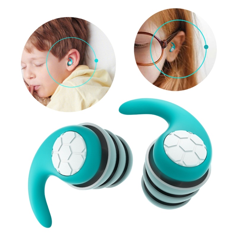 Vivi Silicone Noise Cancelling Ear Plugs Reusable Pluggies Anak Renang Penyumbat Telinga Untuk Saluran Telinga Kecil Hypoallergenic