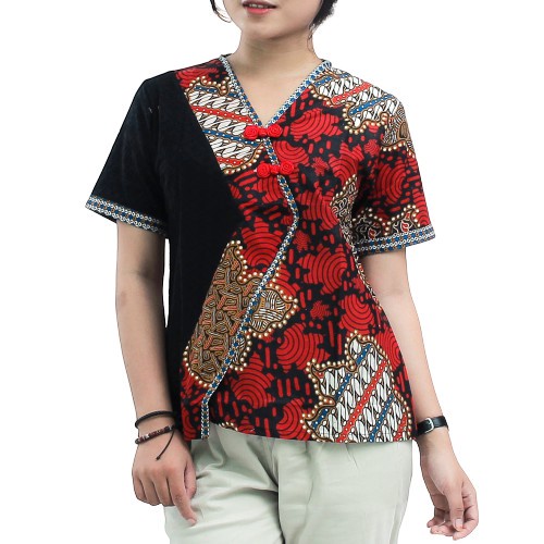 Blouse Batik kombinasi