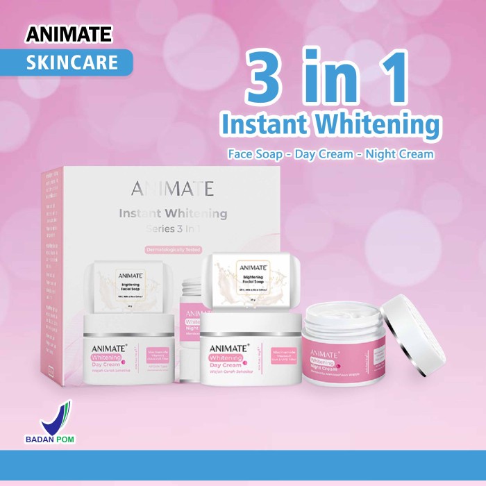 Animate Instant Whitening Series 3in1 Glowing