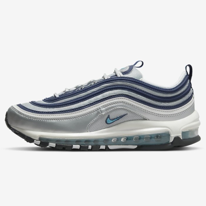 SEPATU SNEAKERS NIKE AIR MAX 97 OG METALLIC SILVER NAVY ORIGINAL