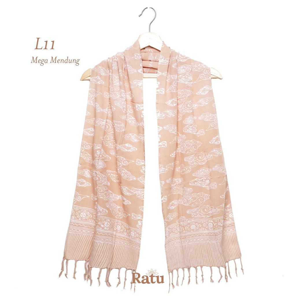 RATU - Scarf Batik L11 Cream