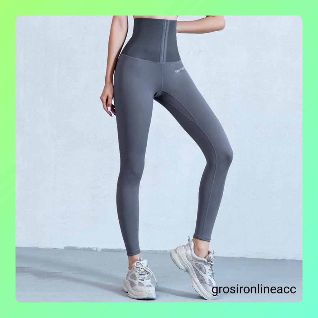 Celana Legging Panjang kurus membentuk yoga perut langsing WT03