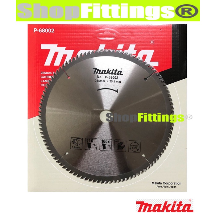 BERKUALITAS Makita Mata Pisau Potong Alumunium Inch 10" X 100 T or 120 Teeth Miter - Makita 10"x120T