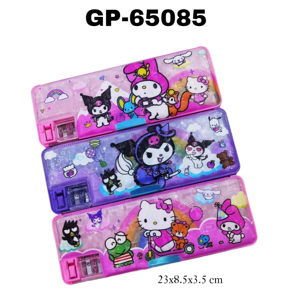 

GG Kotak Pensil Magnet 8x23 Transparant+Hlg Tipe A/Pencil Case/Tempat Pensil/Tepak