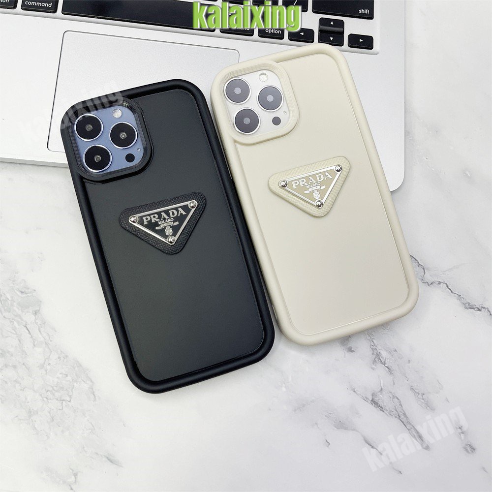 Casing Silikon Ponsel Prada 3D Untuk iPhone 12 Pro Max 11 Pro Xs Max Xr7/8 Plus Soft Back Cover Macaron Warna Casing