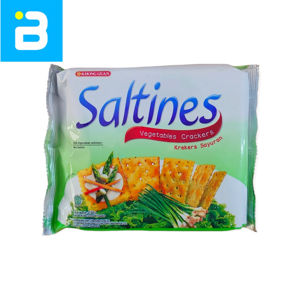 

Khong Guan Saltines Vegetables Crackers 150 G