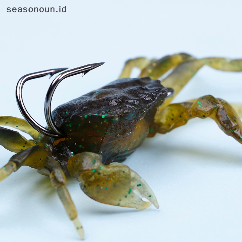 Alfineasonoun alfinranks hook tackle simulasi s 3d kepiting lembut ikan nembak ikan ulat lures .