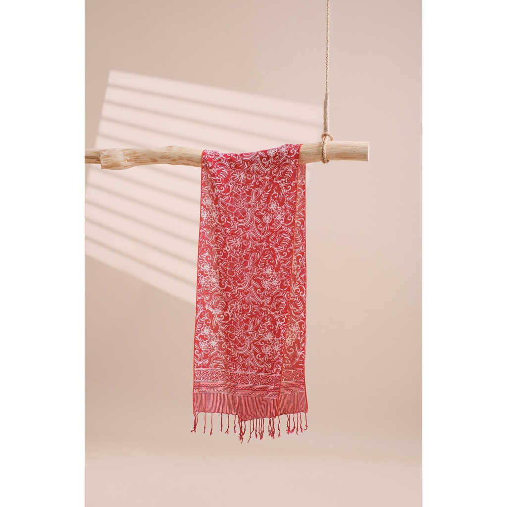 RATU - Scarf Batik D20 Red