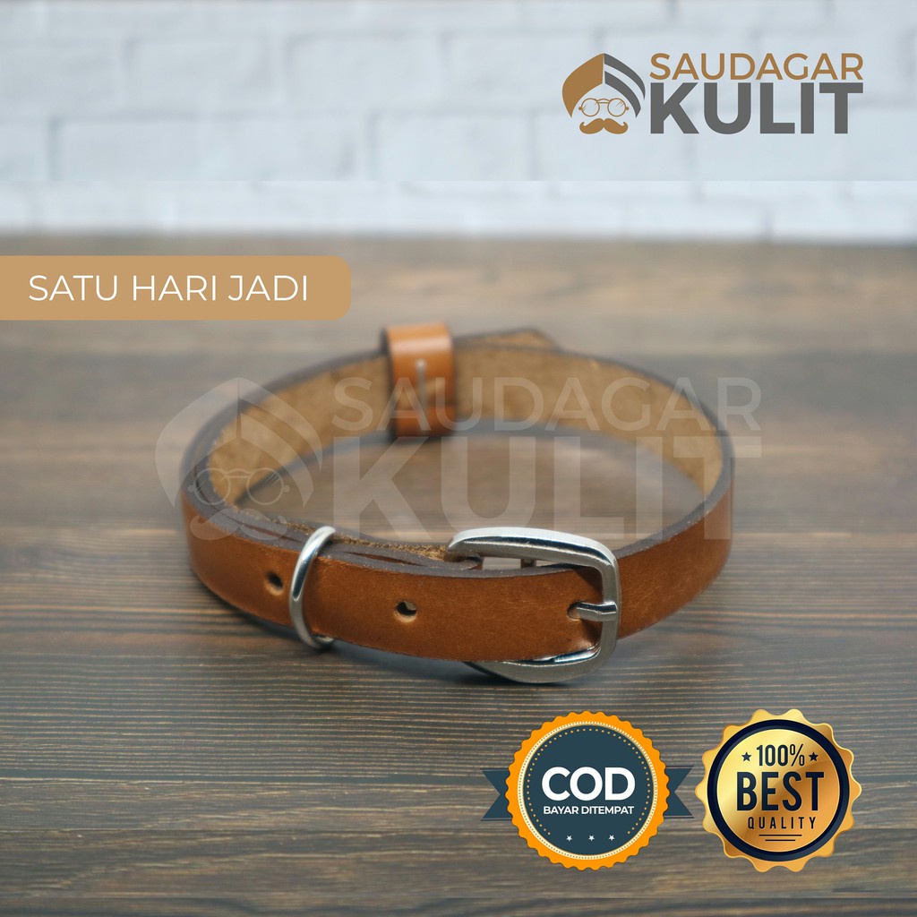 KALUNG KUCING KULIT ASLI