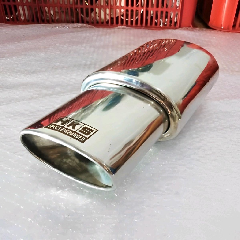 knalpot mobil knalpot racing HKS gepeng turbo galvanis kotak suara