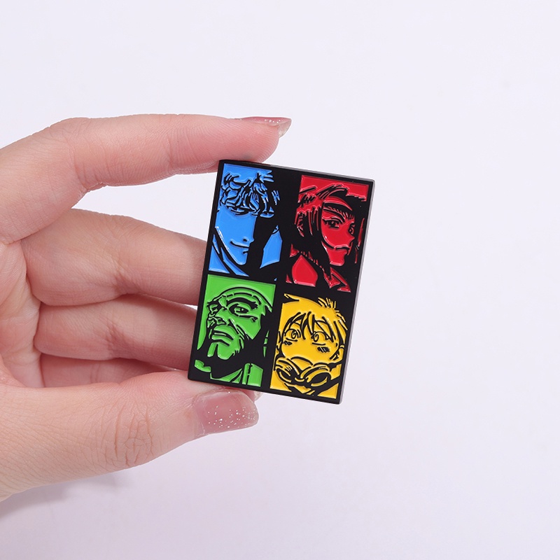 Anime Jepang Space Enamel Pin Sci Fi Film Art Bros Kerah Lencana Ransel Perhiasan Hadiah Untuk Fans Teman