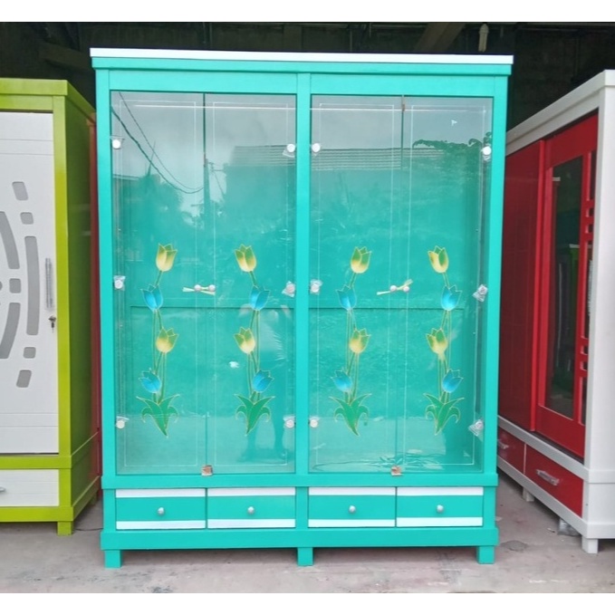 (Free Ongkir) Lemari Gamis 4 Pintu / Lemari Baju Gantung 1