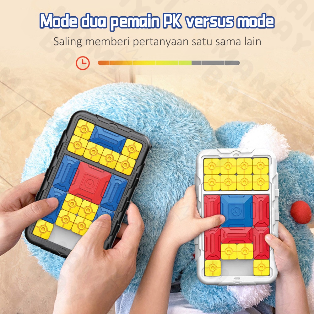 Mamibayi Puzzle Geser Model Huarong Road Mainan Edukasi Anak Bayi Sliding Puzzle