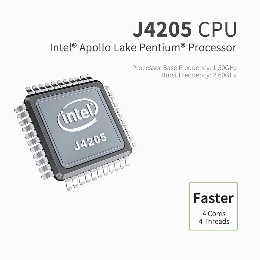 BEELINK GK35 Mini PC - RAM 8GB ROM 256GB - New Intel Apollo Lake J4205