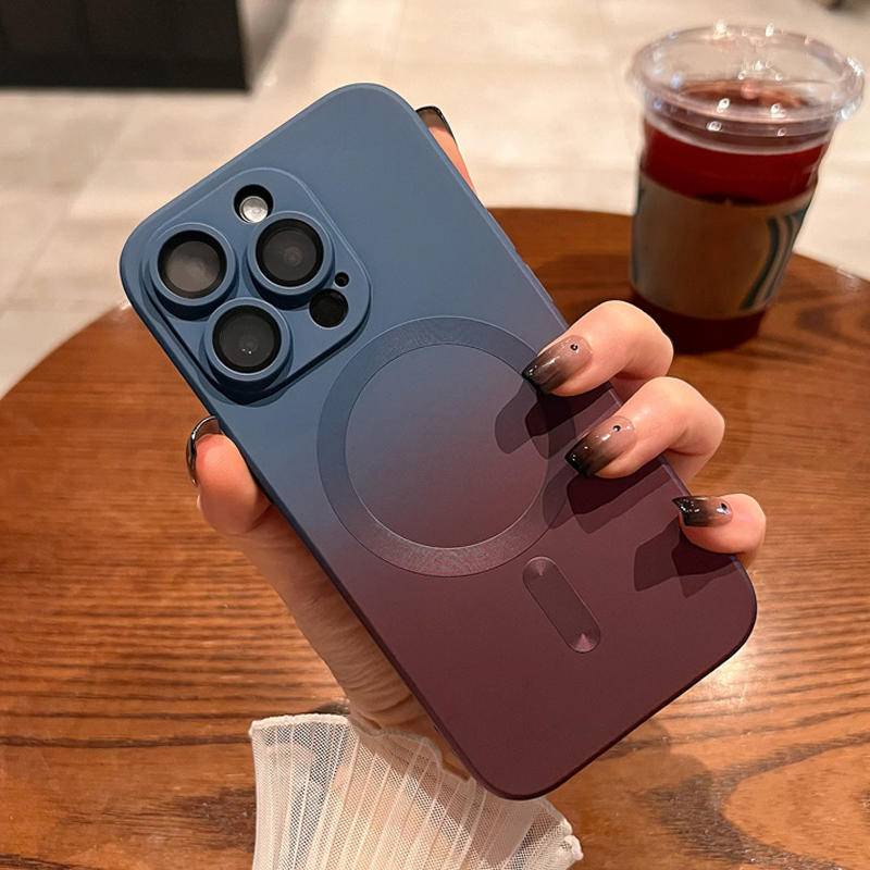 IPHONE Deluxe Edition Fashion Shockproof Case Untuk iPhone13 12 11 Pro MAX Gradient Silicone Case Anti Bentur Case Untuk iPhone13 iPhone12 iPhone11