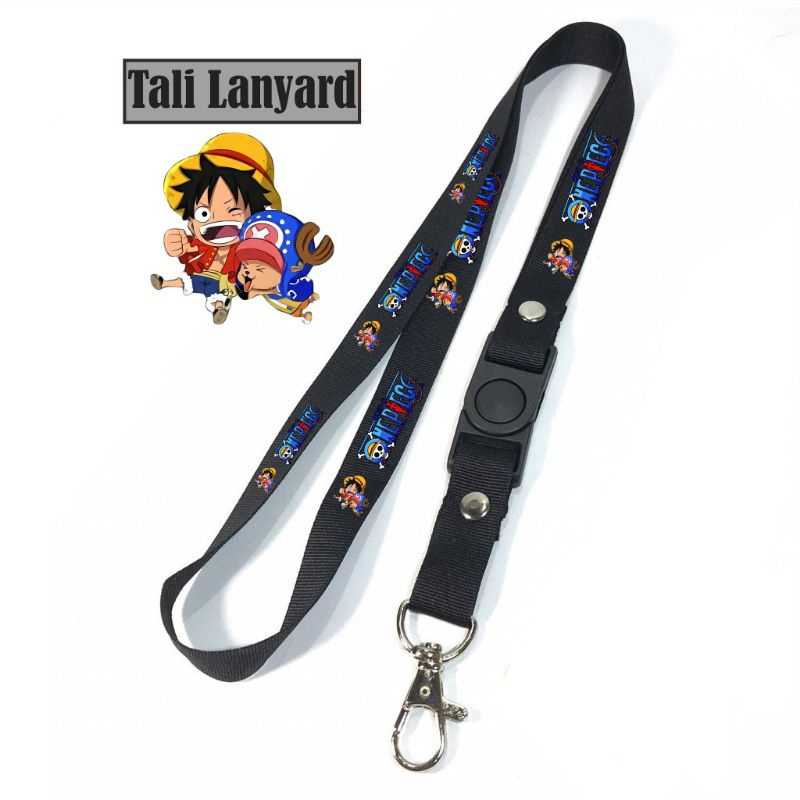 

lanyard ONE PIECE tali lanyard ANIME JEPANG gantungan kunci name tag id card kartu nama / tali lanyard gantungan leher fullprint