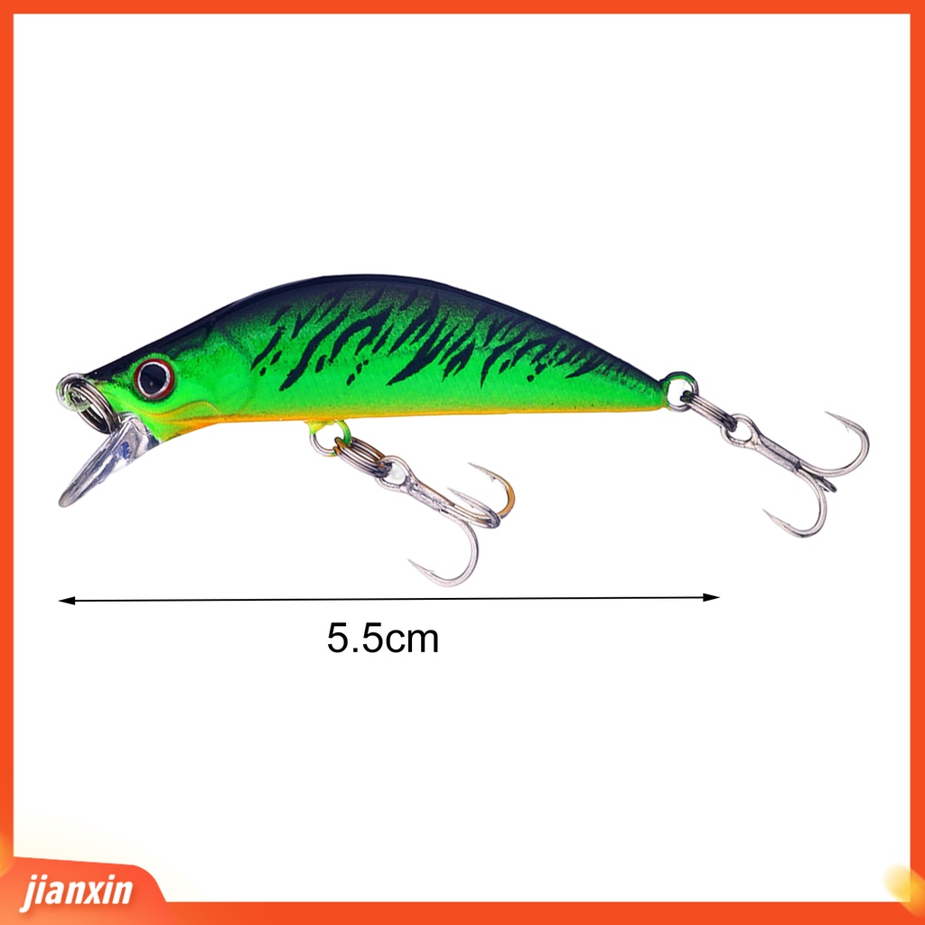 (In Stock) 5.5cm /5.5g Lure Umpan Penembus Kuat Angling Perlengkapan Memancing Tajam Pesca Lure Crankbait Untuk Pemancing