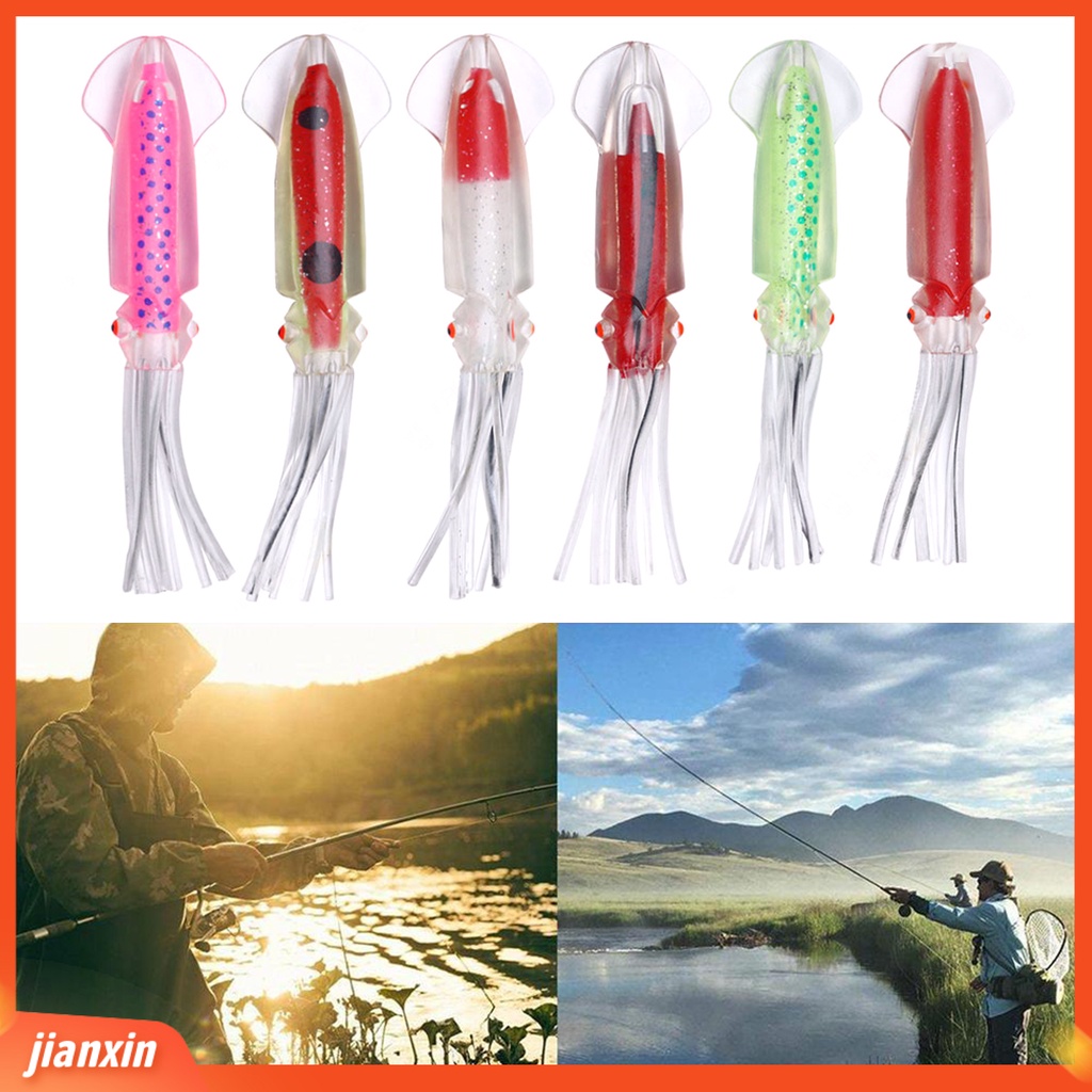 (In Stock) 12cm 12.7g /15cm 20g Fishing Lure Vivid Ringan Pemasangan Mudah Umpan Pancing Cumi Lembut Untuk Pecinta Memancing