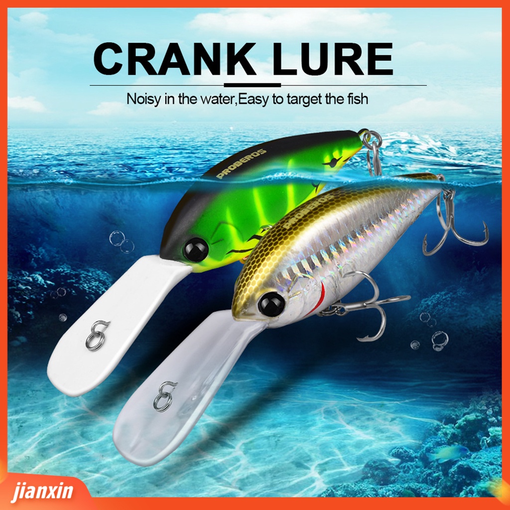 (In Stock) 12.5cm /24.5g Umpan Palsu 3D Simulasi Fisheye Tajam Kait Realistis Menggoda Angling Fatty Mengambang Batu Umpan Memancing Luar Ruangan