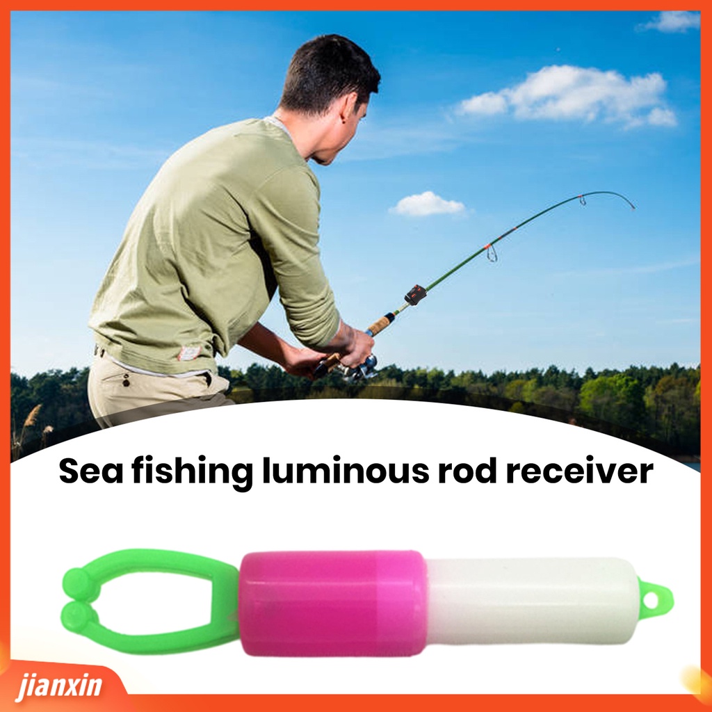 (In Stock) Lampu Stick Sinker Waterproof Compact Size Ultralight Tepi Halus Daya Tahan Tinggi Malam Memancing Glow Stick Wadah Pelampung Memancing Aksesoris