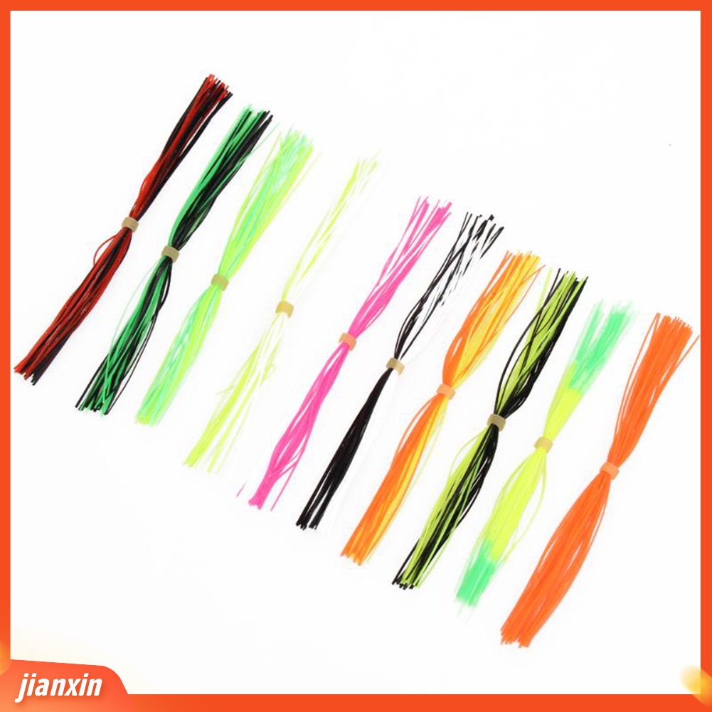 (In Stock) 300 Pcs Rok Cumi Garis Silikon Umpan Buatan Fishing Tackle Aksesoris