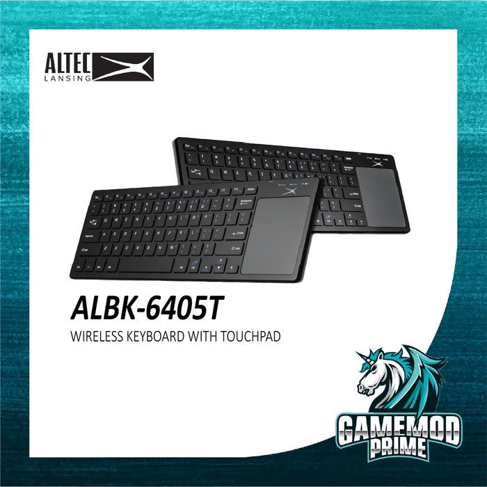 Altec Lansing ALBK6405T Wireless Keyboard with Touch Pad ALBK 6405T