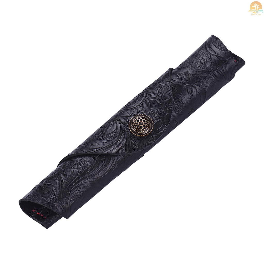 In Stock Pen Case Kulit Antik Air Mancur Handmade Tas Lengan Kantong Pelindung Untuk Single Pen Stylus Ballpoint7 * 1.2 ''