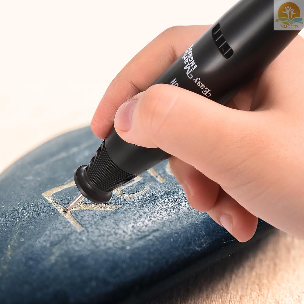 In Stock Portabel Presisi Elektrik Ukiran Pen Engraver DIY Mengukir Graver Mesin Alat Tenaga Baterai Dengan Mata Ujung Berlian Yang Kuat Untuk Perhiasan Logam Plastik Kaca Keramik Sto