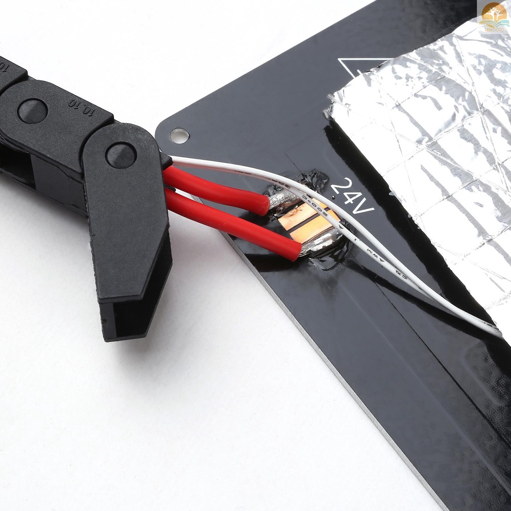 In Stock 24V 3D Printer Upgrade Hotbed MK3 Platform Pemanas Plat Aluminium 330*330*3mm Dengan Kawat Dan Kapas Terisolasi Kompatibel Dengan Printer X5SA/X5SAPRO