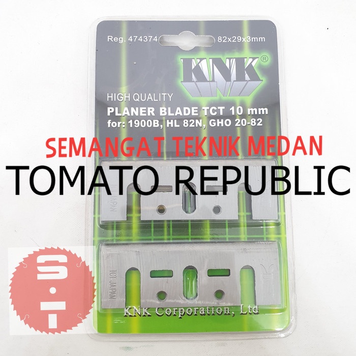 Murah N1900B MATA PISAU SERUT KETAM KAYU PLANER BLADE TCT JAPAN 3" 82mm KNK CXS573