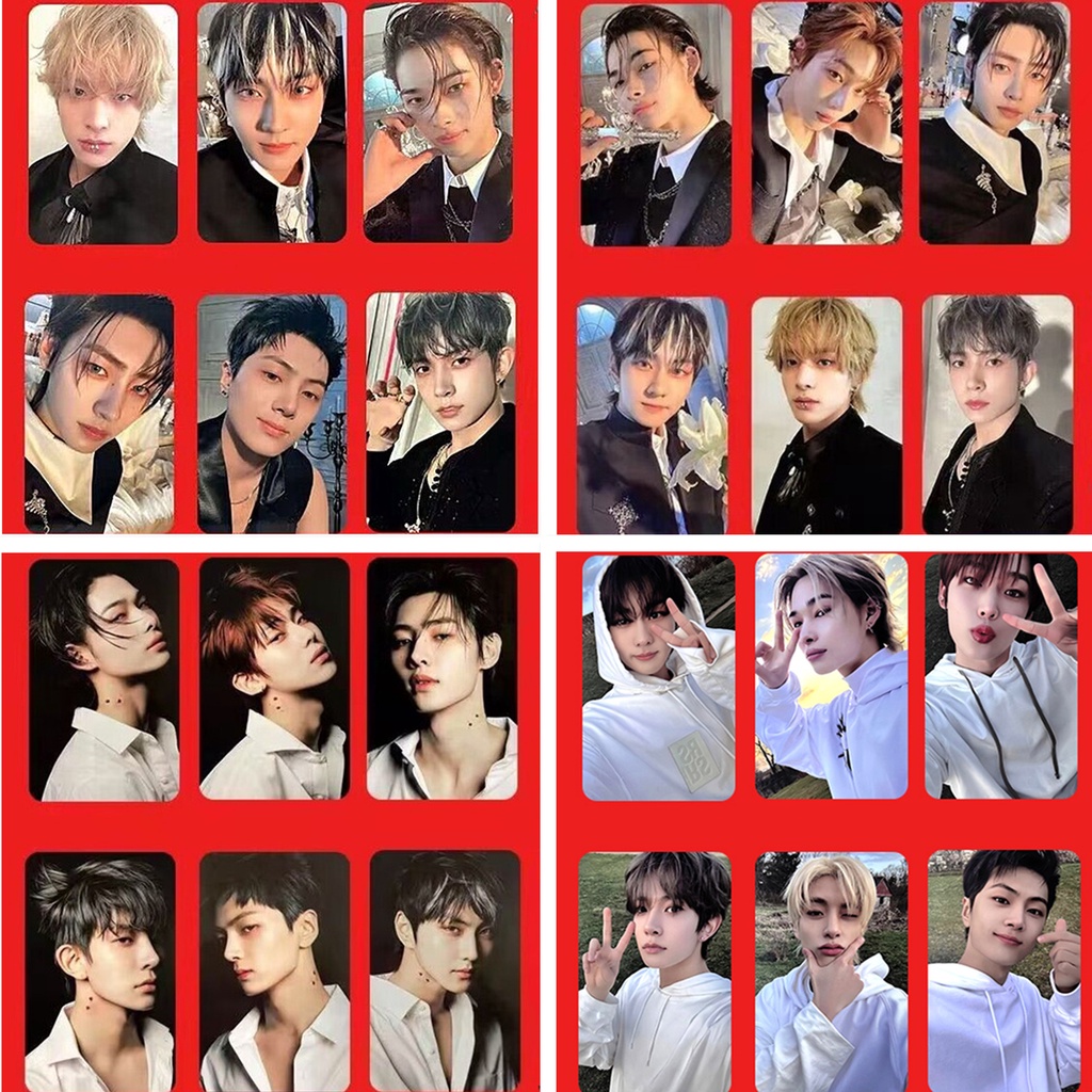 7pcs /set EN-HYPEN Mini 4th Album DARK BLOOD Photocards Kartu Lomo ENHYPEN Kpop Collection Series