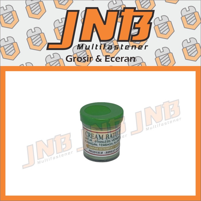 Batu Ijo Cream Krim Batu Hijau Poles Pengkilap Stainless Kuningan