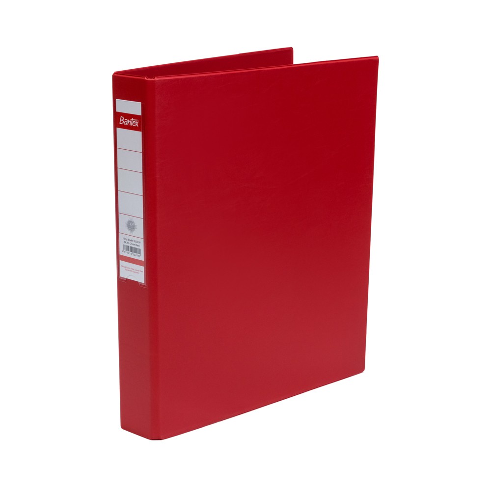 

[Artomas] Bantex Ring Binder 2 Ring D 25mm A4 Red 8222 09