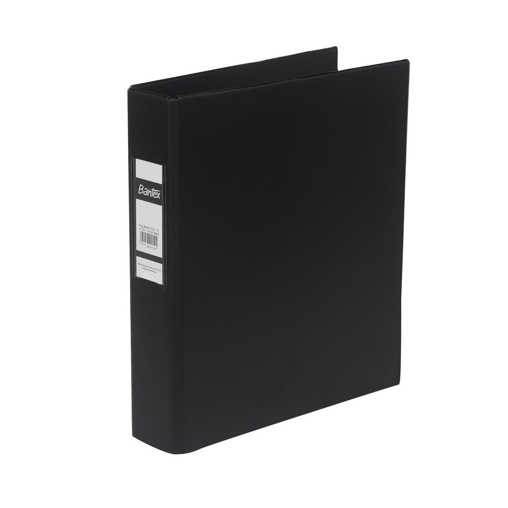 

[Artomas] Bantex Ring Binder 2 Ring 25mm A5 Black 8221 10